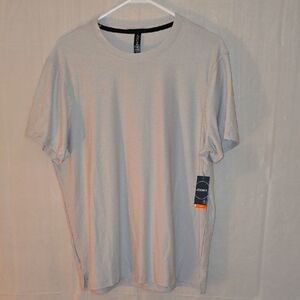 Jockey Men's Butter Soft Jersey Short Sleeved Tee Glacier Gray Heather Large